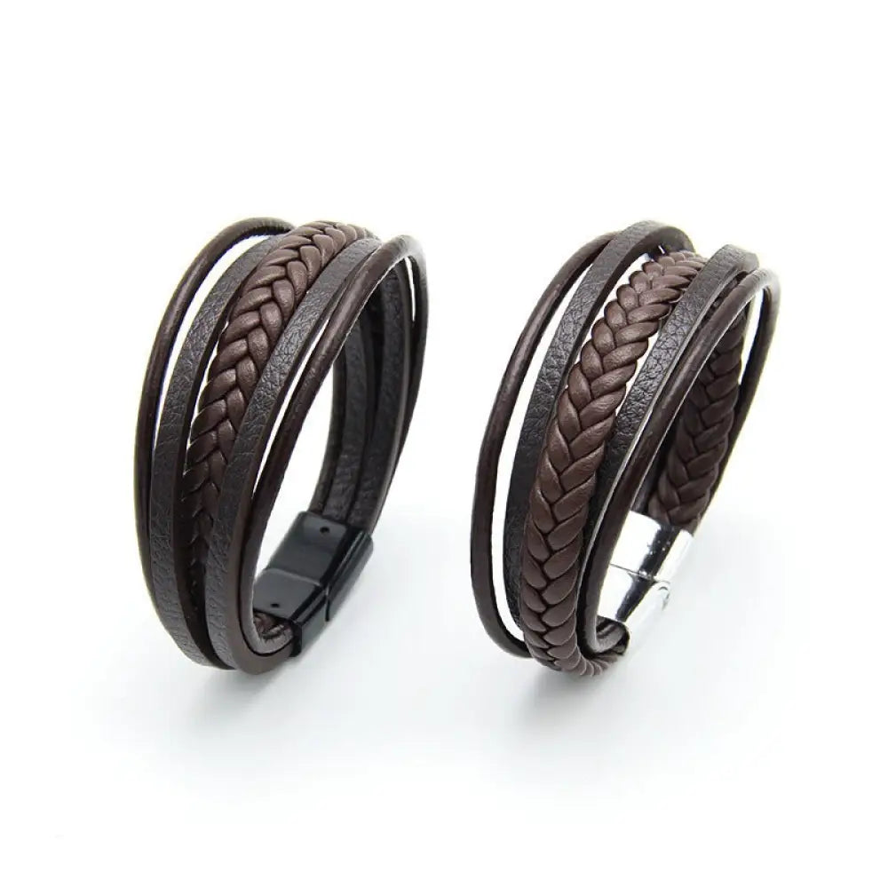 Multi Layer Handmade Woven Bracelet for Men Soulmate Wear & Vintage Style | Same ANTHEM.
