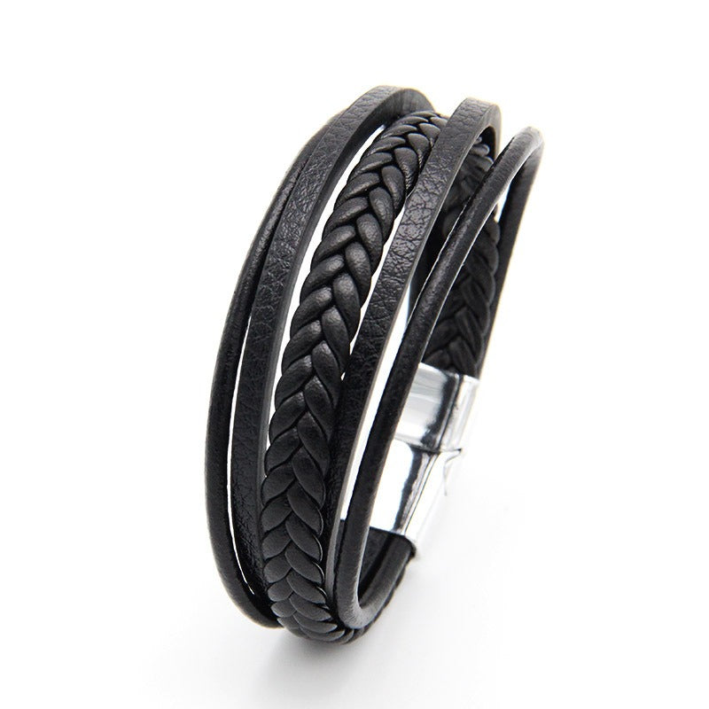 Multi Layer Handmade Woven Bracelet for Men Soulmate Wear & Vintage Style | Same ANTHEM.