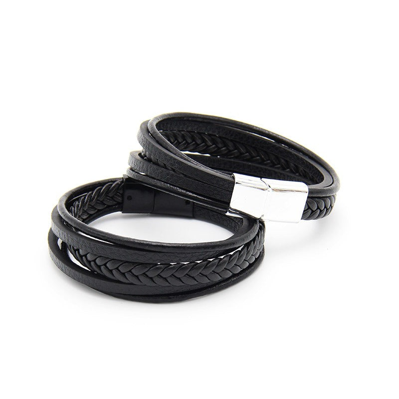 Multi Layer Handmade Woven Bracelet for Men Soulmate Wear & Vintage Style | Same ANTHEM.