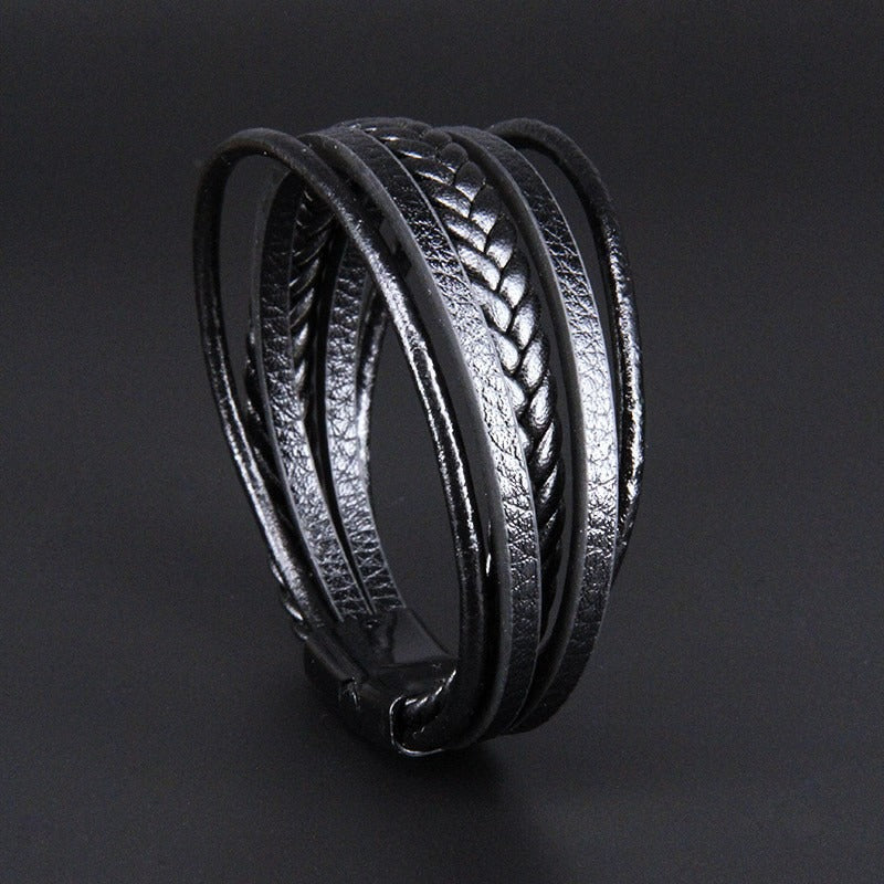 Multi Layer Handmade Woven Bracelet for Men Soulmate Wear & Vintage Style | Same ANTHEM.