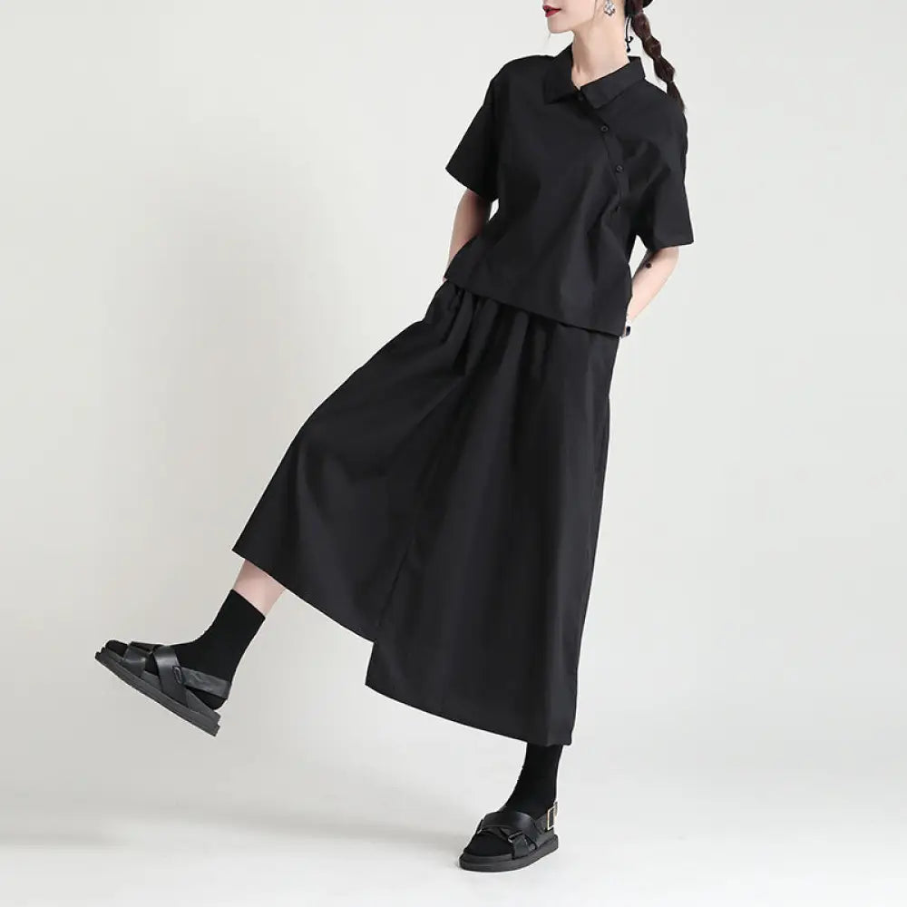 Multi-Layer Irregular Dream Dress | Versatile Chic Dress for Lovers & Soulmates | same ANTHEM. - Black / One size