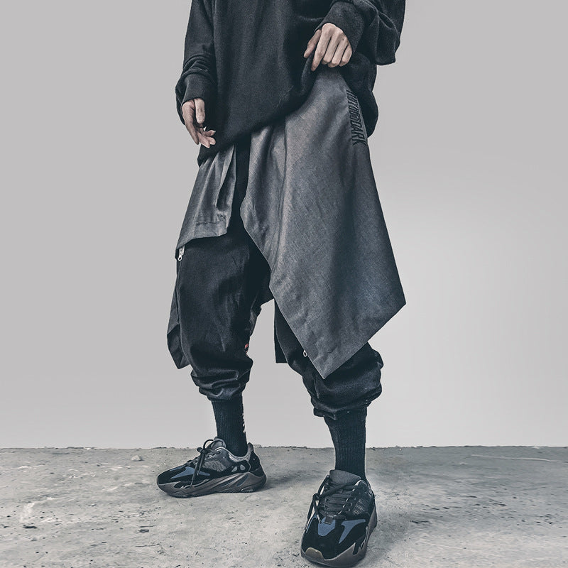 Multi-Layered Waist Harem Pants – Casual Streetwear for Lovers & Soulmates | same ANTHEM - Pants
