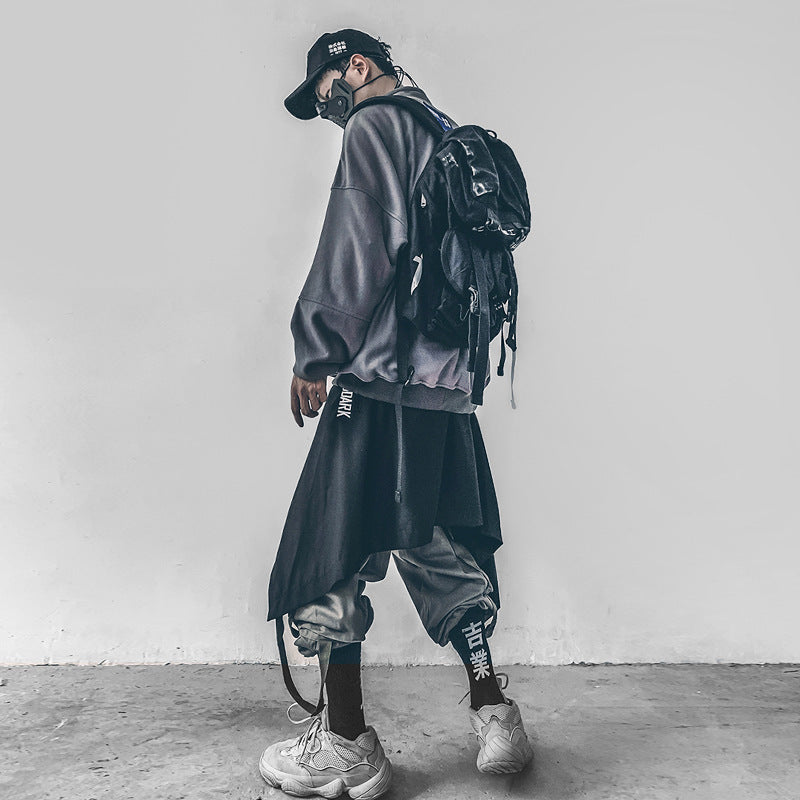 Multi-Layered Waist Harem Pants – Casual Streetwear for Lovers & Soulmates | same ANTHEM - Pants