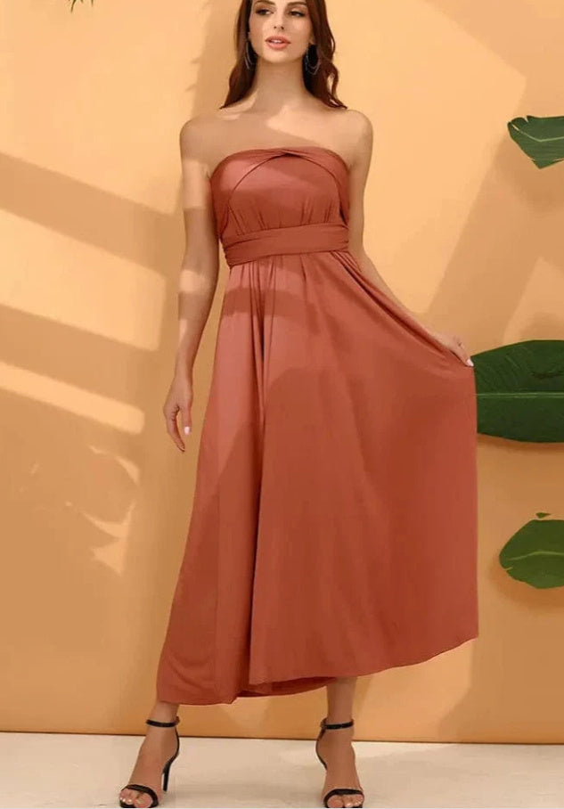 New Cross Backless Long Dress | Chic & Dreamy Evening Dress for Lovers | Same Anthem