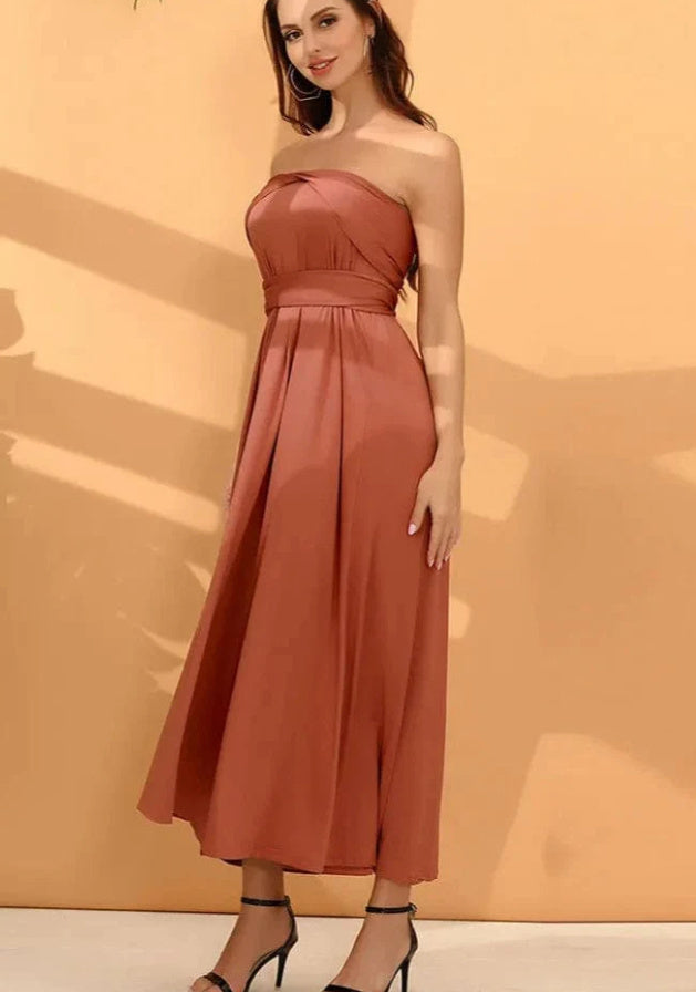 New Cross Backless Long Dress | Chic & Dreamy Evening Dress for Lovers | Same Anthem