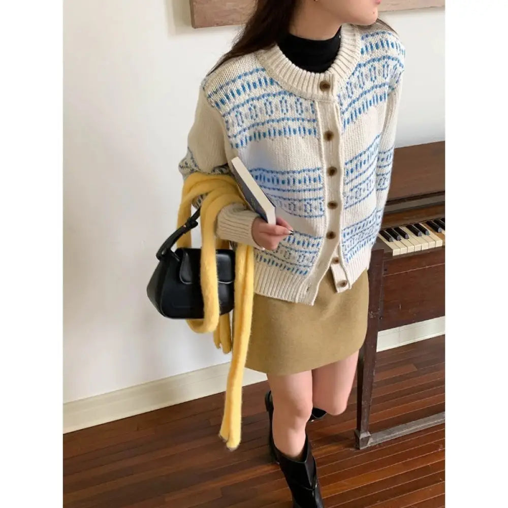 O-Neck Knit Cardigan – Soulmate Streetwear for Women | same ANTHEM