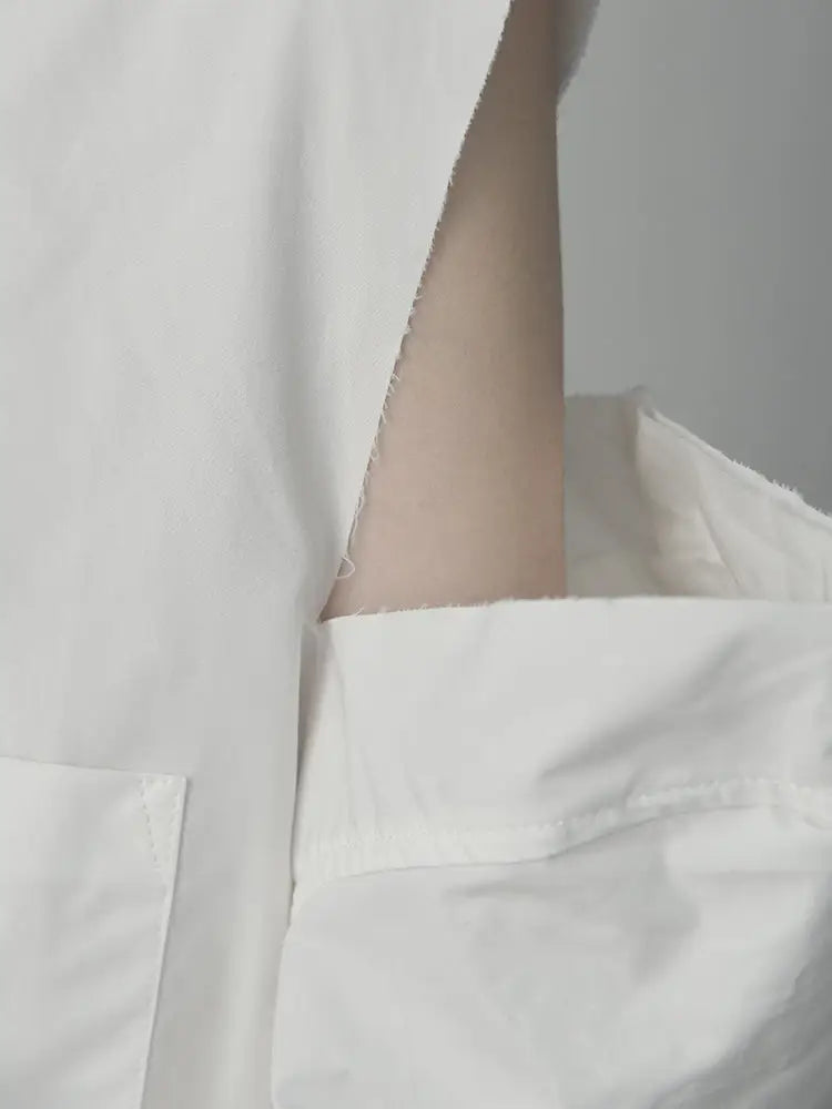 Off-Shoulder White Shirt | same ANTHEM. - White / One size - Top