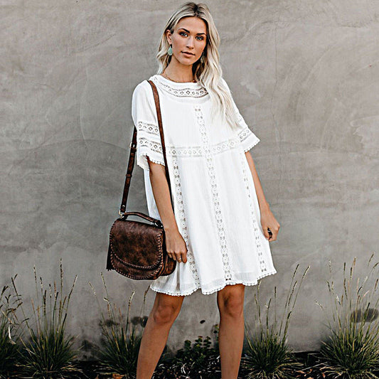 oho Lace Lover’s Beach Dress | same ANTHEM® Free Spirit - White / One size