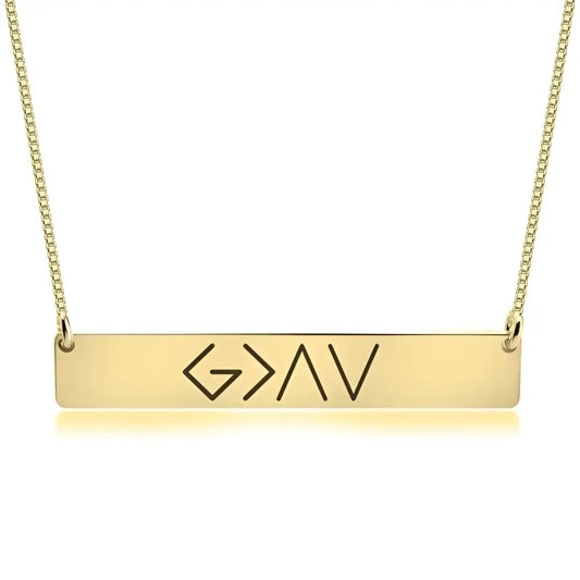 One Word Bar Pendant Necklace | Made for Lovers & Soulmates | same ANTHEM.