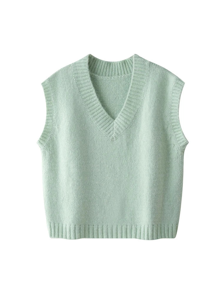 Oversized Wool Vest – Japanese Chic | same ANTHEM