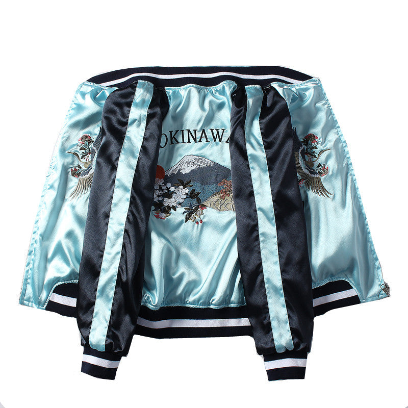 Pink Embroidered Reversible Baseball Jacket – Soulmate Streetwear same ANTHEM.