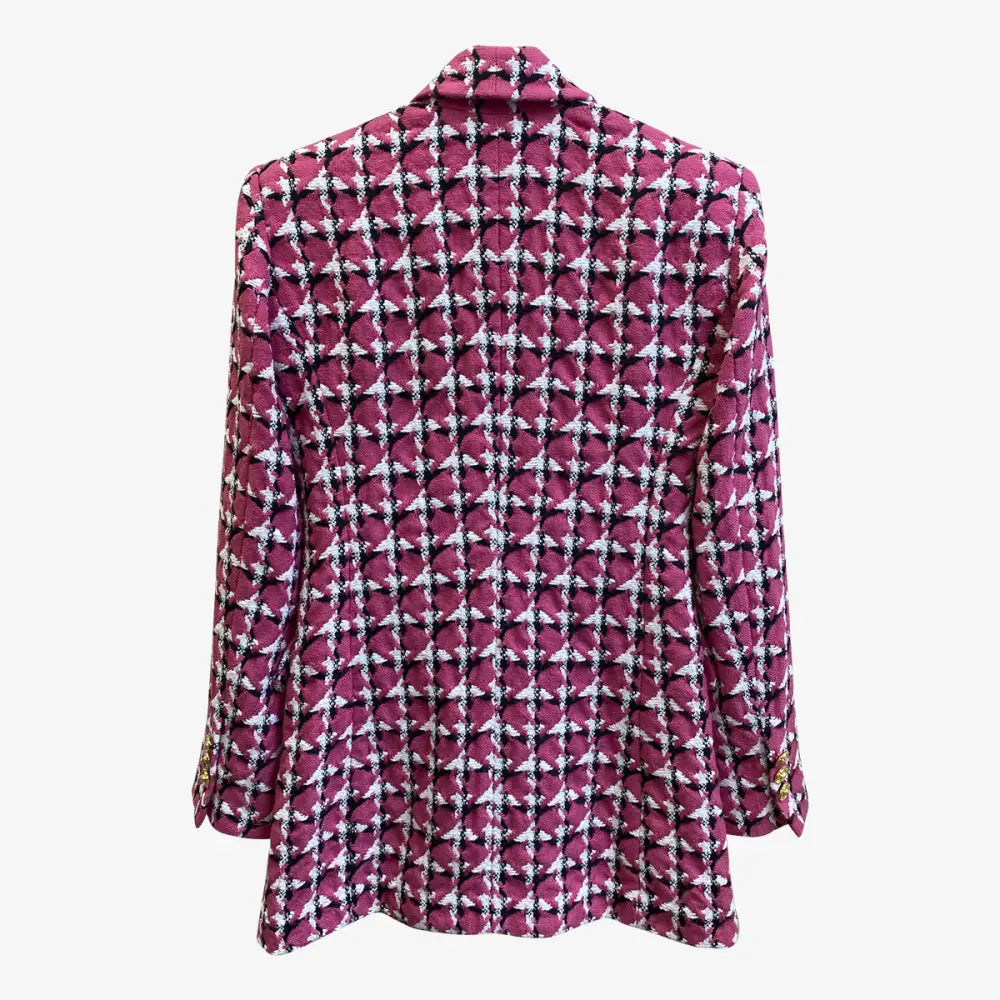 Pink Plaid Suit Jacket | same ANTHEM. - Jacket