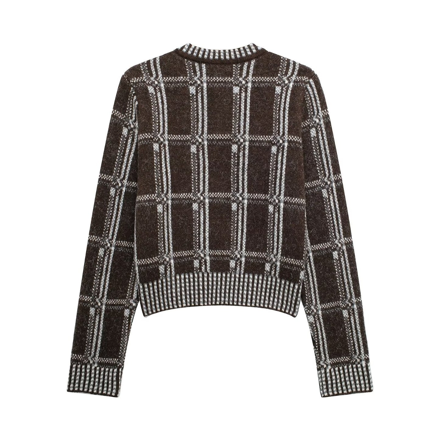 Plaid Knitted Cardigan – Cute Chic & Dreamy Layers | same ANTHEM