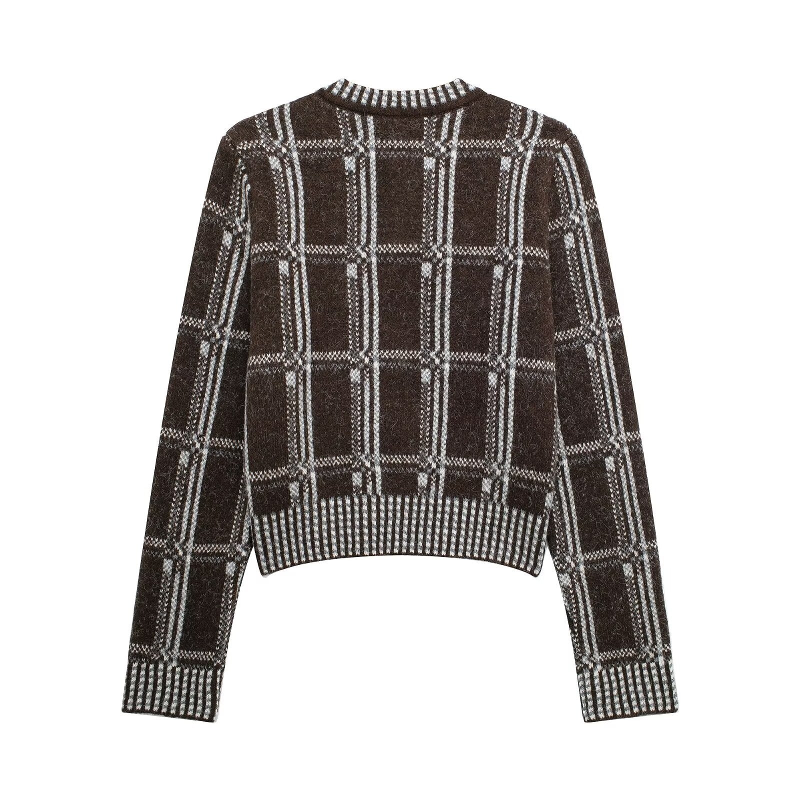 Plaid Knitted Cardigan – Cute Chic & Dreamy Layers | same ANTHEM