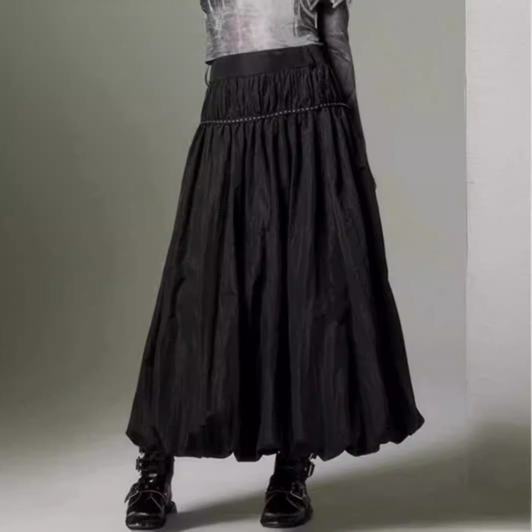 Pleated High Waist Bud Skirt – Unique Style for Lovers | Same ANTHEM