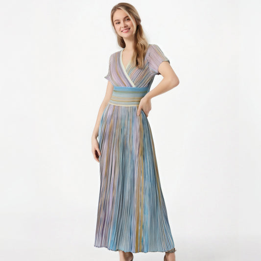 Pleated Long Dress | same ANTHEM.