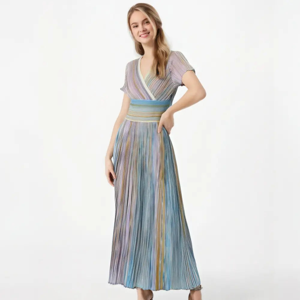 Pleated Long Dress | same ANTHEM.