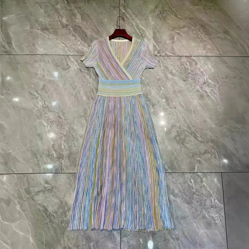 Pleated Long Dress | same ANTHEM.