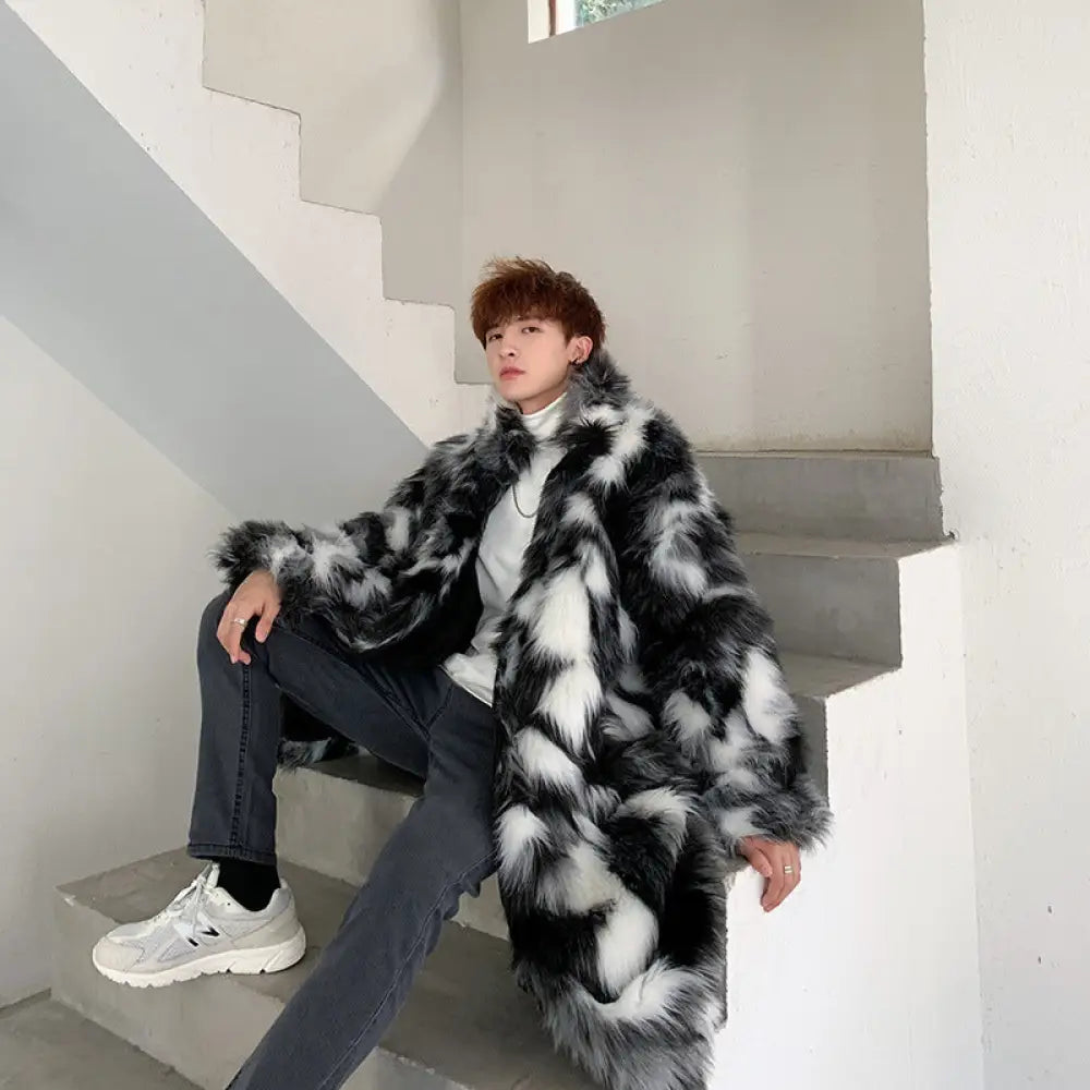 Plush Cloak Coat for Men | same ANTHEM. Soulmate Streetwear for Lovers