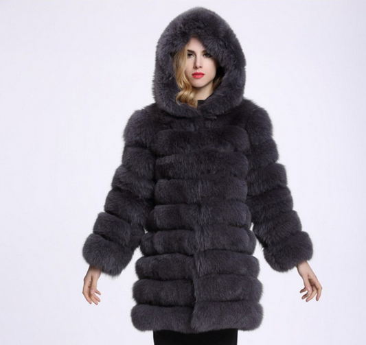 Plush Faux Fur Coat | same ANTHEM.