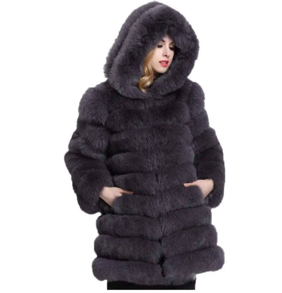 Plush Faux Fur Coat | same ANTHEM.