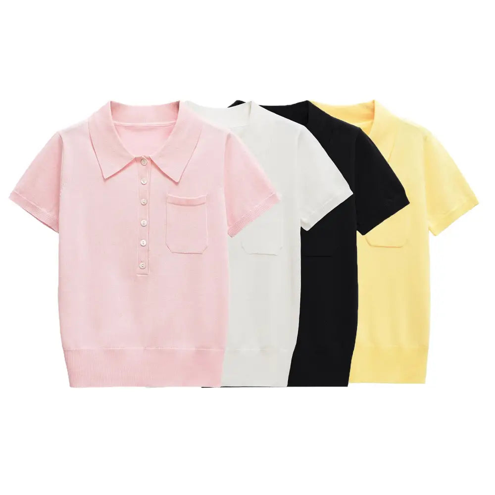 Polo Style Shirt Top for Women | Loose Casual Soulmate Style | same ANTHEM