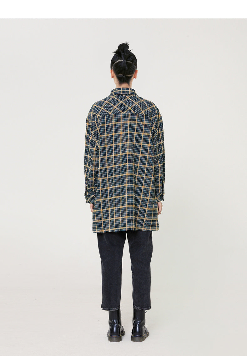 Printed Lapel Designer Shirt – Mid-Length Soulmate Streetwear | same ANTHEM