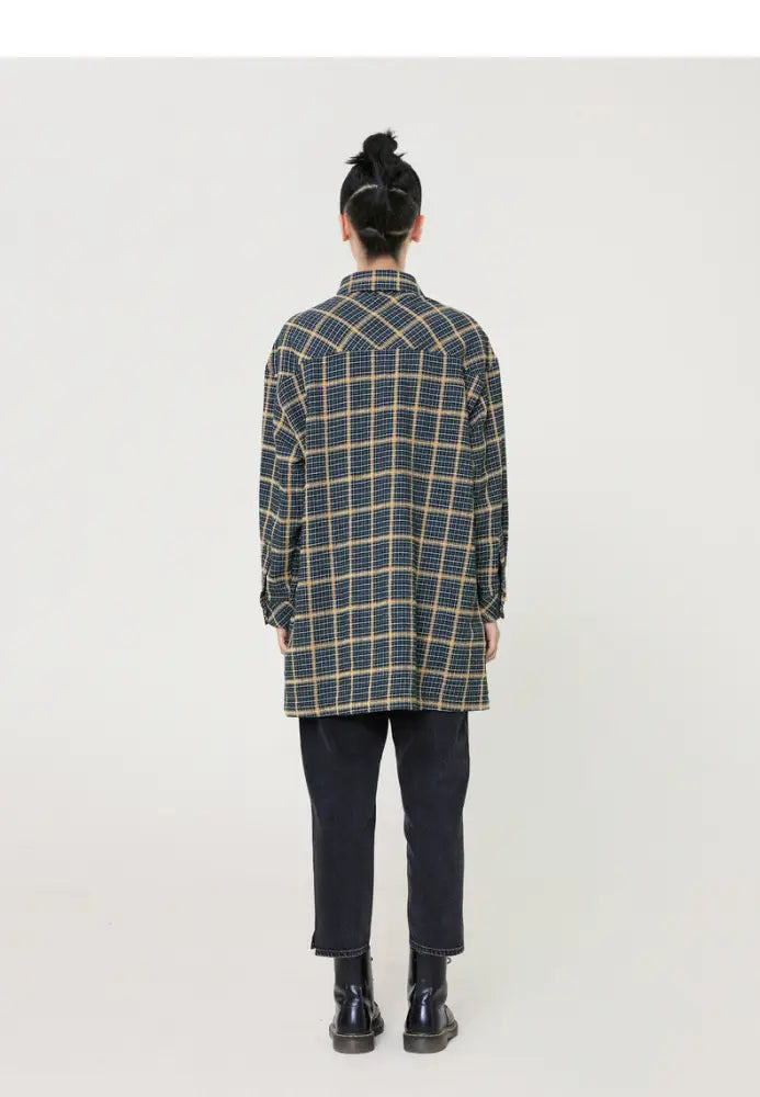 Printed Lapel Designer Shirt – Mid-Length Soulmate Streetwear | same ANTHEM