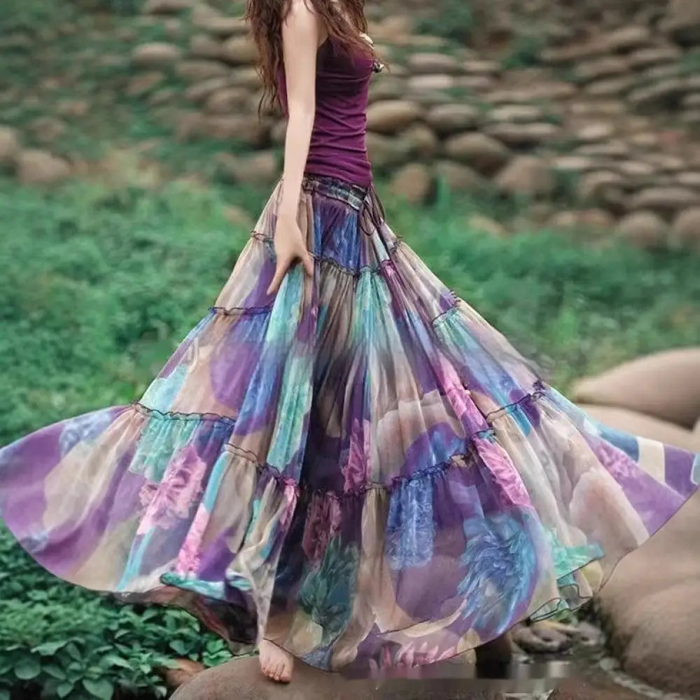 Printed Slim Fit Hem Skirt | same ANTHEM. Soulmate Streetwear for Lovers