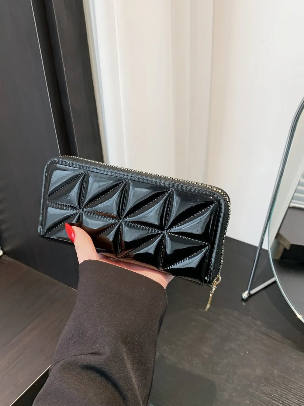 PU Leather Solid Color Wallet – Soulmate Accessory | same ANTHEM - Black / One Size