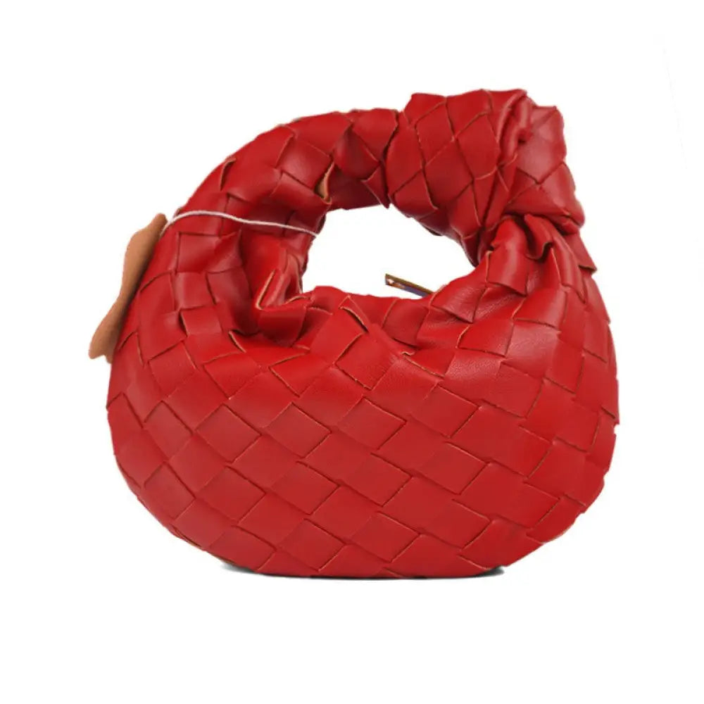 PU Leather Waterproof Handbag | Soulmate Streetwear by same ANTHEM. For Travel Daily Women - red / 17*5*18cm