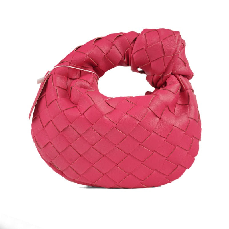 PU Leather Waterproof Handbag | Soulmate Streetwear by same ANTHEM. For Travel Daily Women - Peach / 17*5*18cm