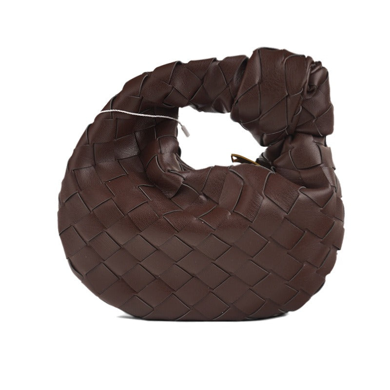 PU Leather Waterproof Handbag | Soulmate Streetwear by same ANTHEM. For Travel Daily Women - Brown / 17*5*18cm