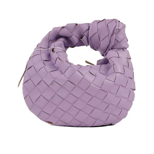 PU Leather Waterproof Handbag | Soulmate Streetwear by same ANTHEM. For Travel Daily Women - Mauve / 17*5*18cm