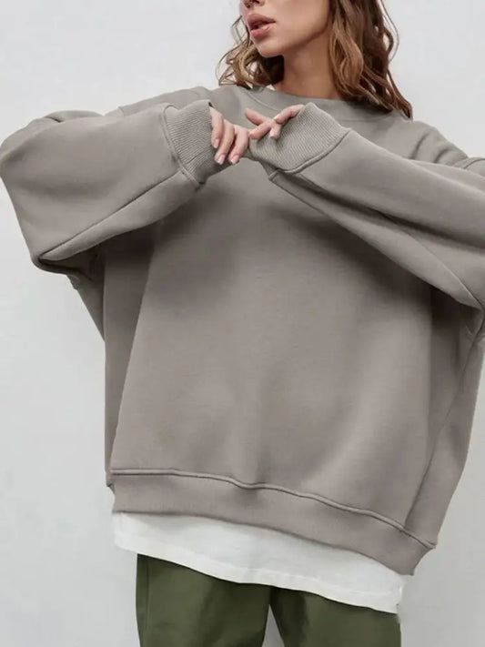 Pullover Sweatshirt – same ANTHEM | Cozy Streetwear for Soulmates & Chosen Family - Mocha / L