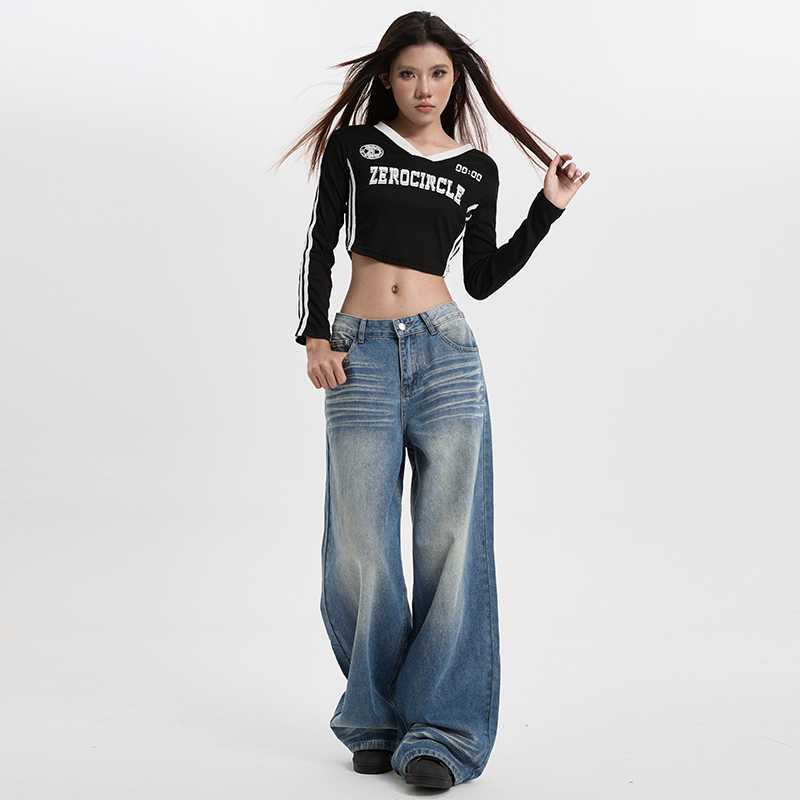 Retro Baggy Jeans - Casual Streetwear Vibes | same ANTHEM - Retro Blue Trousers / 2XL - Pants