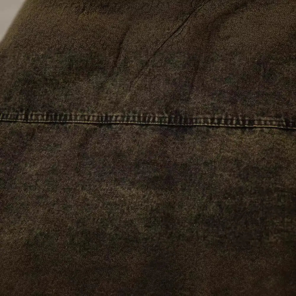 Retro Washed Distressed Hooded Sweater For Men