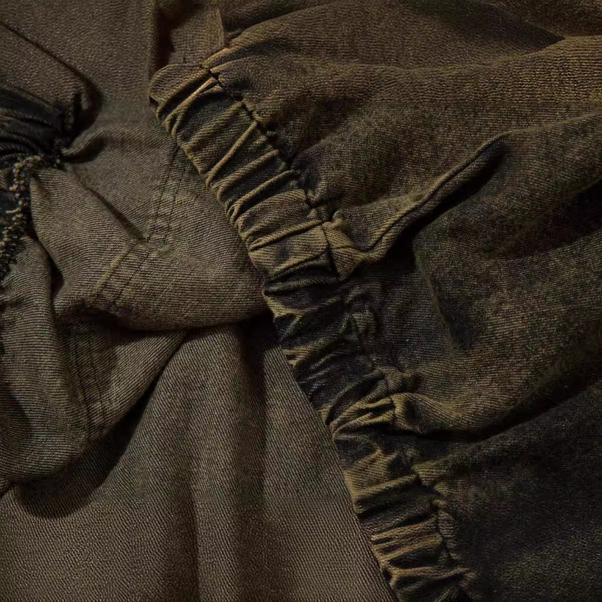 Retro Washed Distressed Hooded Sweater For Men