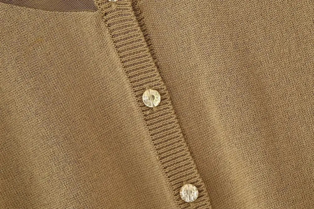 Rhinestone Knit Cardigan – dreamy soulmate streetwear | same ANTHEM.