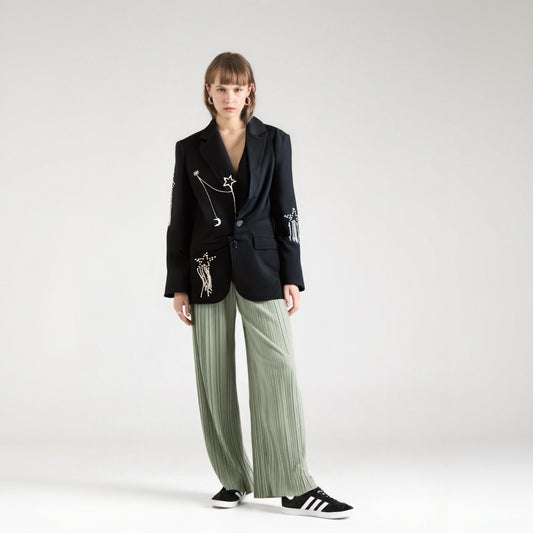 Rhinestone Star‑Tassel Suit Jacket | Soulmate Streetwear – same ANTHEM.