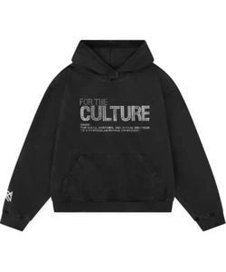 Rhinestone Y2K Crew Neck Hoodie – same ANTHEM | For Lovers Soulmates & Chosen Family - black / S