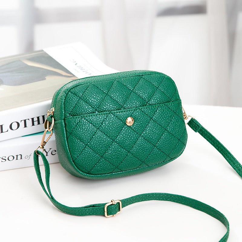 Rhombus Embroidery Phone Bag | same ANTHEM. Streetwear for Soulmates