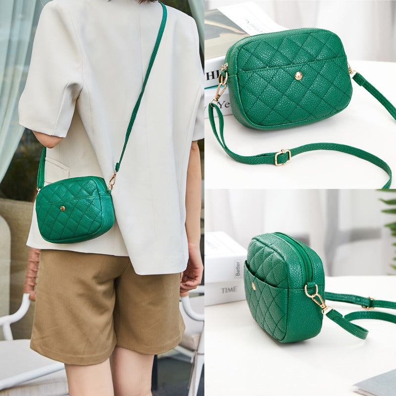 Rhombus Embroidery Phone Bag | same ANTHEM. Streetwear for Soulmates