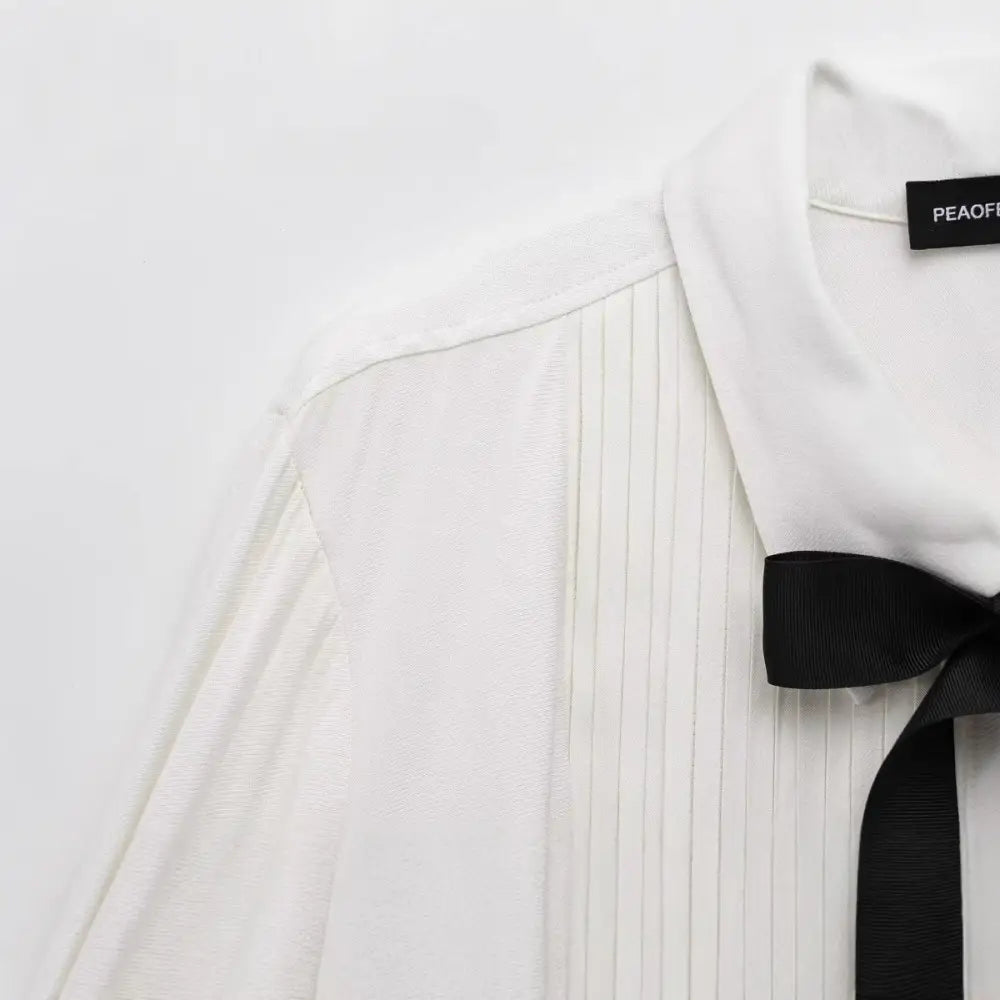Ribbon Collar Nostalgic Blouse – Soulmate Streetwear | same ANTHEM
