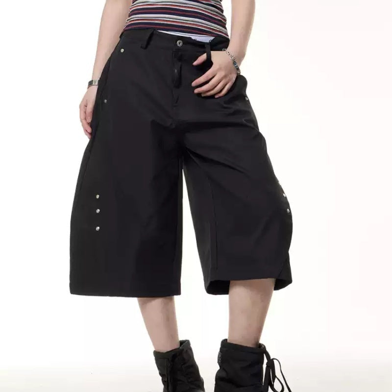 Rivet Machete Cropped Casual Trousers – Chic Everyday | same ANTHEM - Pants