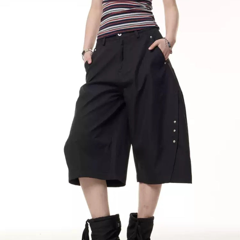 Rivet Machete Cropped Casual Trousers – Chic Everyday | same ANTHEM - Pants