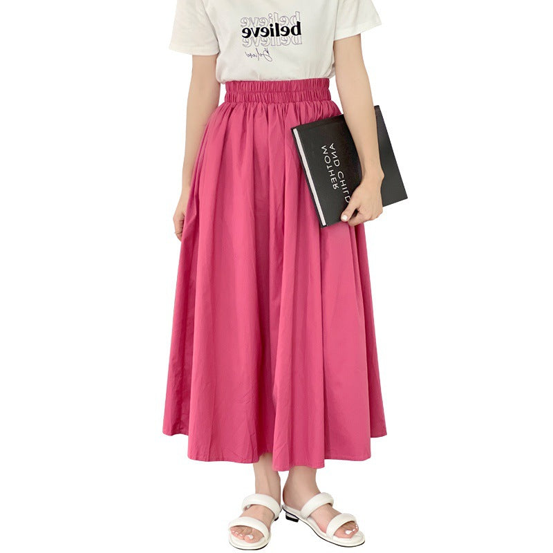 Romantic Cotton Pleated Swing Skirt – same ANTHEM