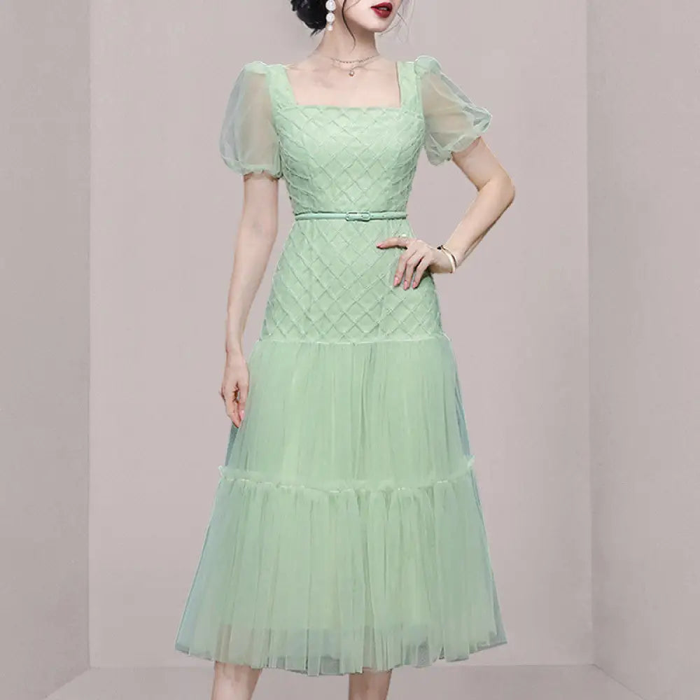 Romantic Diamond Lattice Dress | same ANTHEM