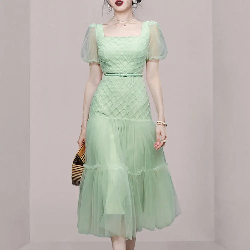 Romantic Diamond Lattice Dress | same ANTHEM