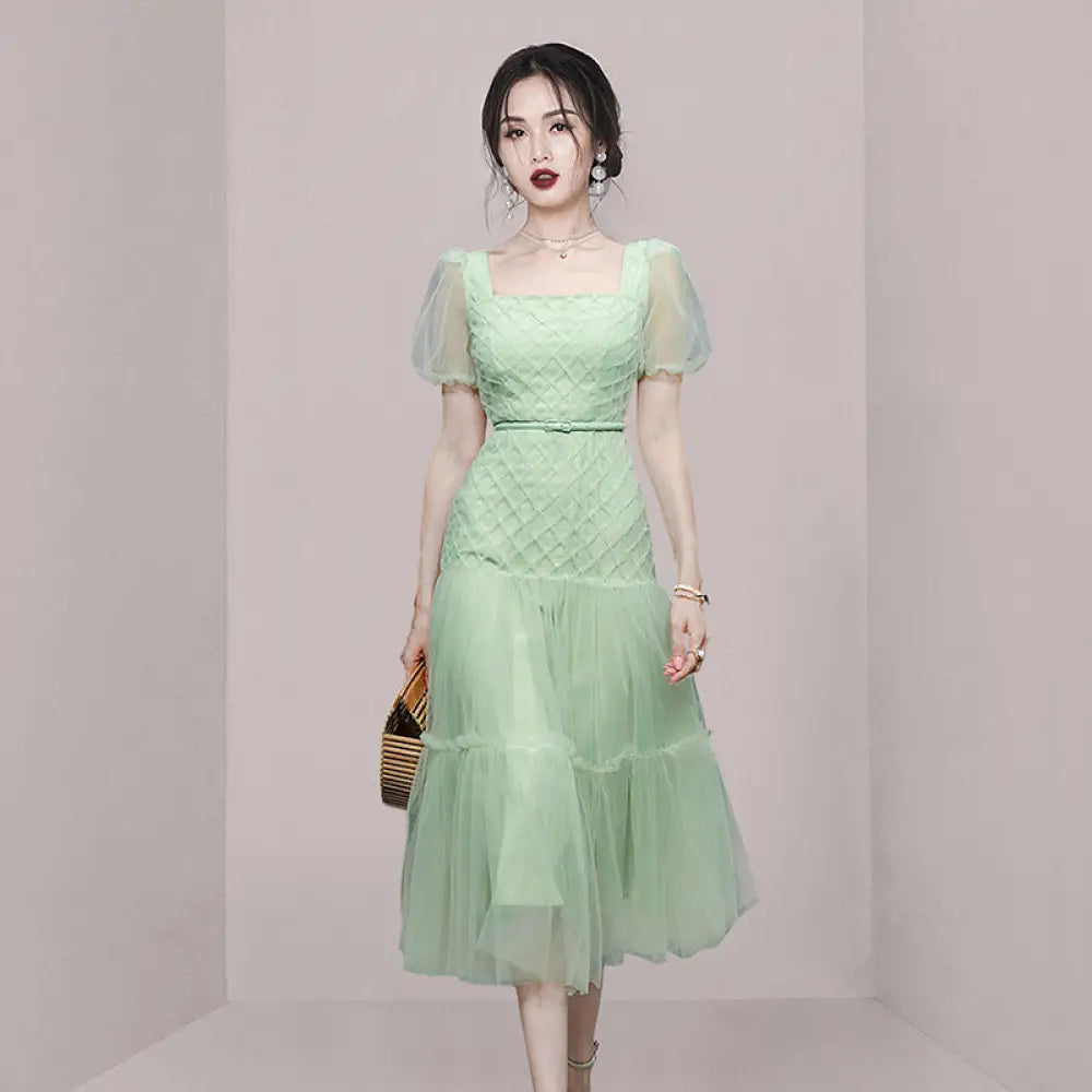 Romantic Diamond Lattice Dress | same ANTHEM